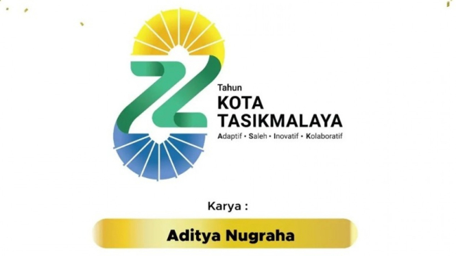 Karya Aditya Nugraha terpilih jadi Logo HUT 22 Kota Tasikmalaya.
