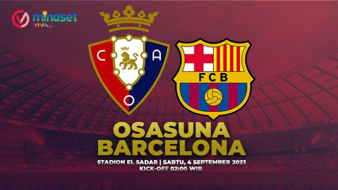 Live Streaming Osasuna vs Barcelona, Senin (3.4).
