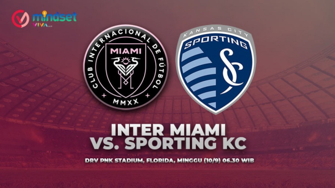 Live Streaming Inter Miami vs Sporting KC, Minggu (10/9).