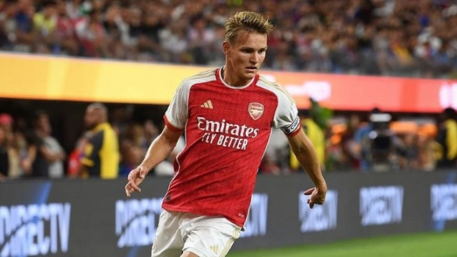 Martin Odegaard, Kapten Arsenal.