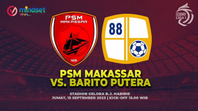 Live Streaming PSM Makassar vs Barito Putera - BRI Liga 1 2023-24.