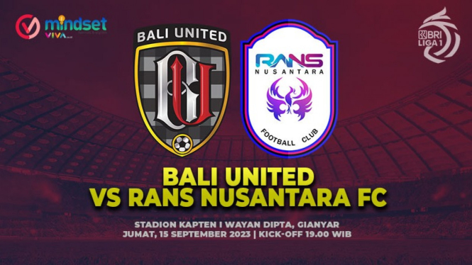 Live Streaming Bali United Vs RANS Nusantara FC, Jumat (15/9).