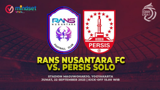 Link Live Streaming RANS Nusantara FC vs Persis Solo, Jumat (22/9).