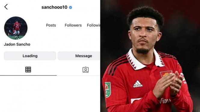 Jadon Sancho Non-Aktifkan Akun Instagramnya.
