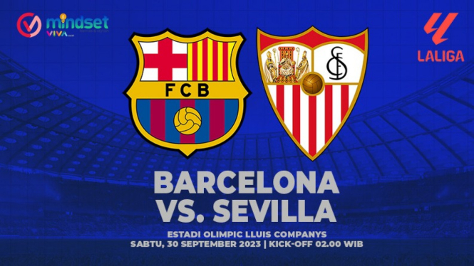 Live Streaming Barcelona vs Sevilla, Sabtu (29/9).