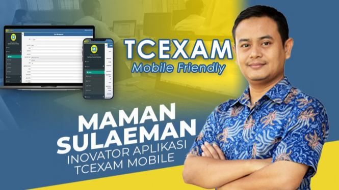 Maman Sulaeman, Penggagas Aplikasi TCExam Mobile Friendly.