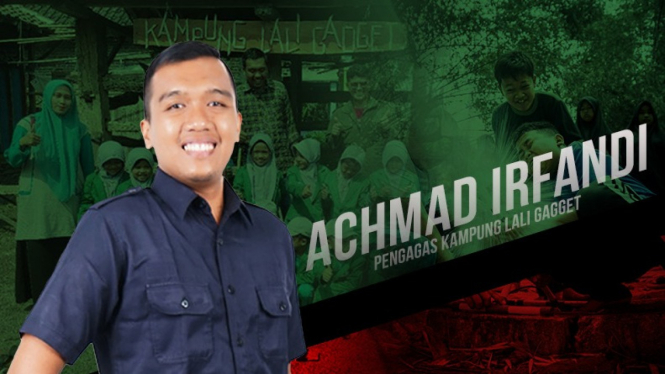 Achmad Irfandi Pengagas Kampung Lali Gagget - Sidoarjo.