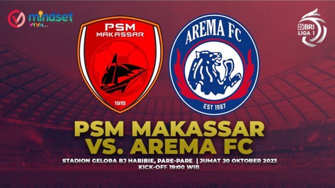 PSM Makassar Vs Arema FC: Jadwal Siaran Langsung, Link Live Streaming.