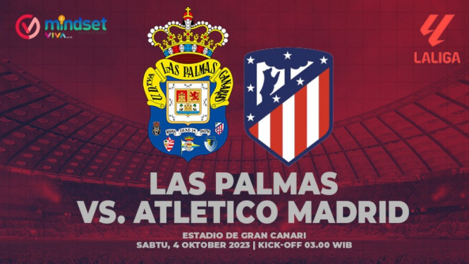 Las Palmas vs Atletico Madrid di La LIga 2023-24: Link Live Streaming.