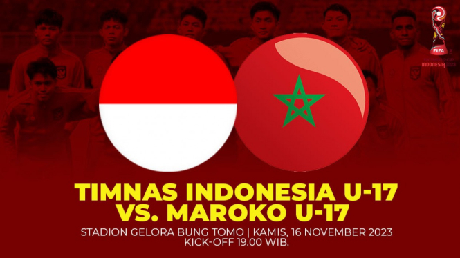 Live TV Gratis! Link Nonton Streaming Timnas Indonesia vs Maroko.