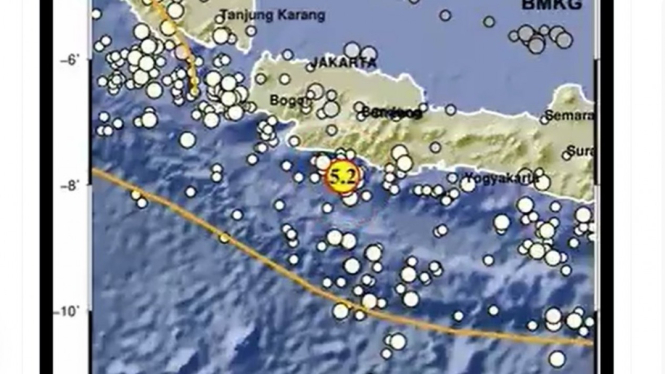 Gempa Terkini Hari Ini Guncang Kabupaten Bandung Jawa Barat.