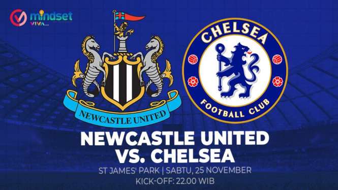 Link Nonton Streaming Newcastle vs Chelsea, Sabtu (25/11).