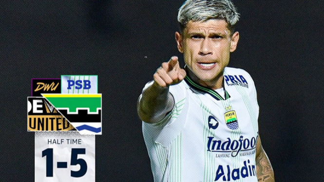 Ciro Alves Bikin Hattrick Pertama untuk Persib Bandung.