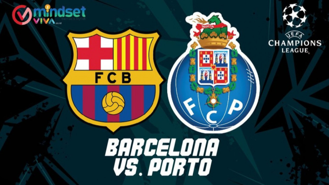 Barcelona vs Porto, Laga Big Match Liga Champions 2023.