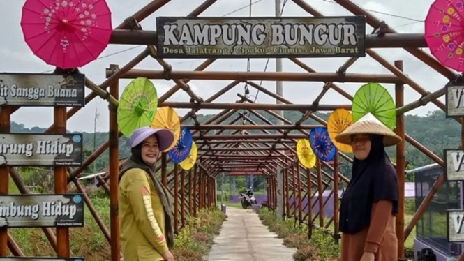 Wisata rintisan baru Ciamis, Kampung Bungur di Desa Jalatrang.