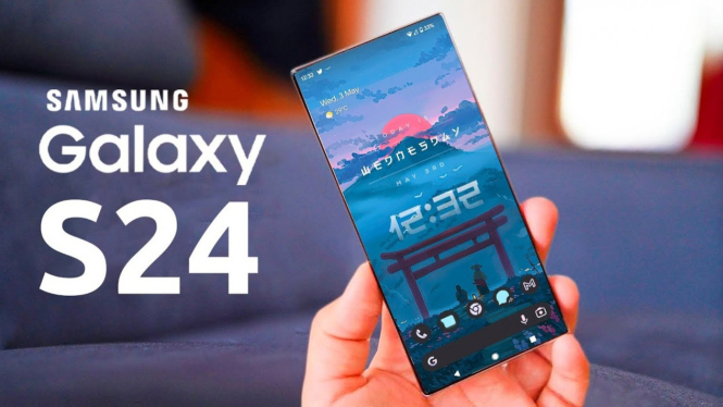 Penampakan tampilan Samsung Galaxy S24.