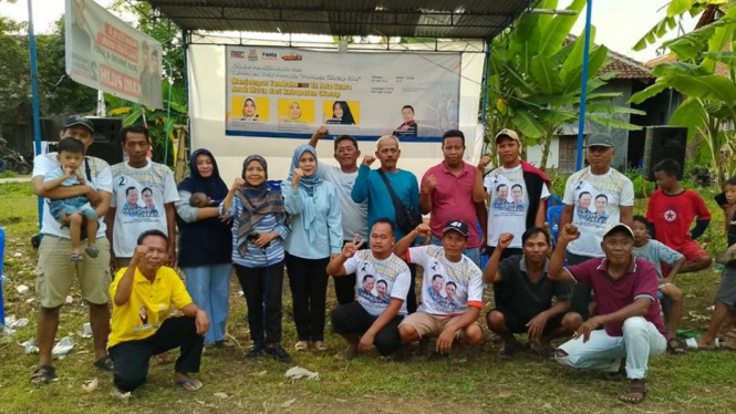 Foto bersama kegiatan Kopdar Fanta di Desa Wringinharjo, Cilacap