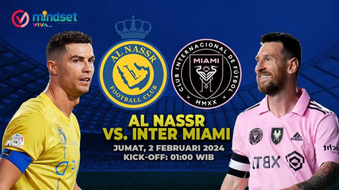 Jadwal Al Nassr vs Inter Miami dan Link Live Streaming TV.
