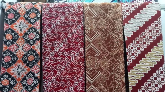 Ilustrasi motif batik Ciamis.