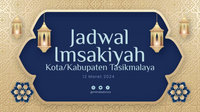 Jadwal Imsakiyah Kota dan Kabupaten Tasikmalaya.