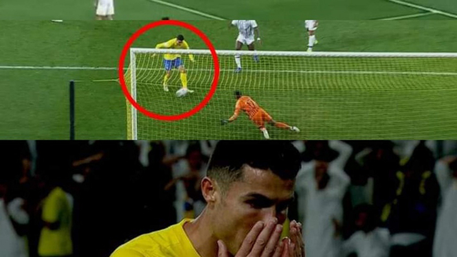 Video Cristiano Ronaldo Gagal Cetak Gol di Depan Gawang Al Ain.