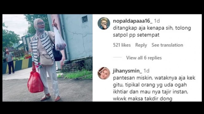 Emak-emak viral dan komentar netijen