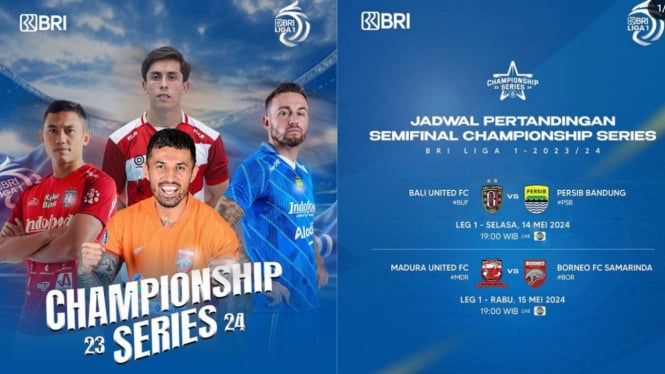 Bali United vs Persib & Borneo vs Madura United.