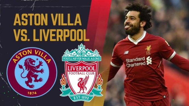 Nonton Live Streaming Aston Villa vs Liverpool.