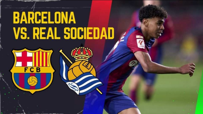 Nonton Live Streaming Barcelona vs Real Sociedad.