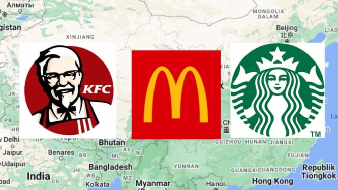 KFC, McDonald's sampai Starbucks mulai terkalahkan di Tiongkok.