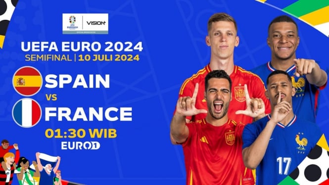 2 Link Live Streaming Semifinal EURO 2024 Spanyol vs Prancis.