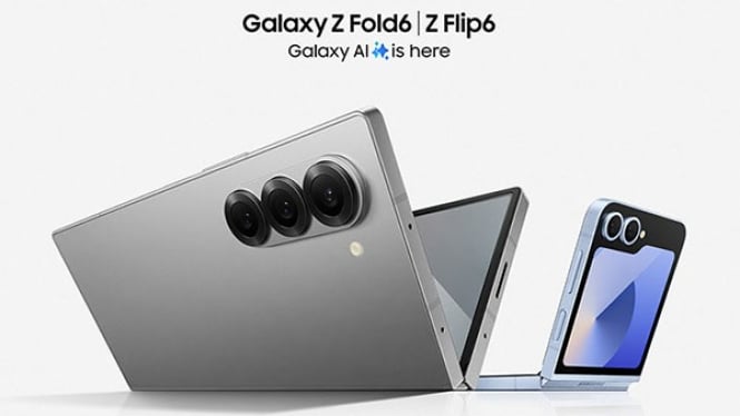 Penampakan Samsung Galaxy Z Fold6 Z Flip6.