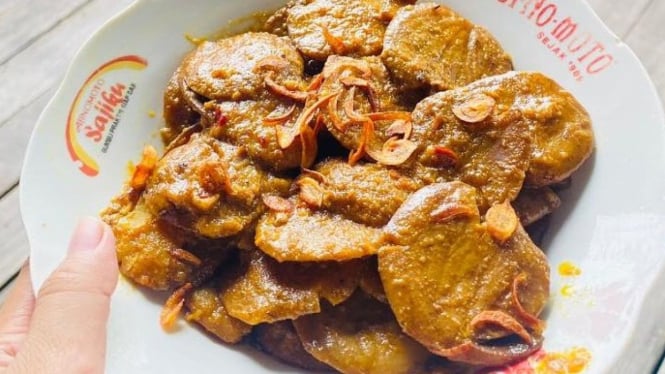 Rendang Jengkol yang Gurih dan Enak.