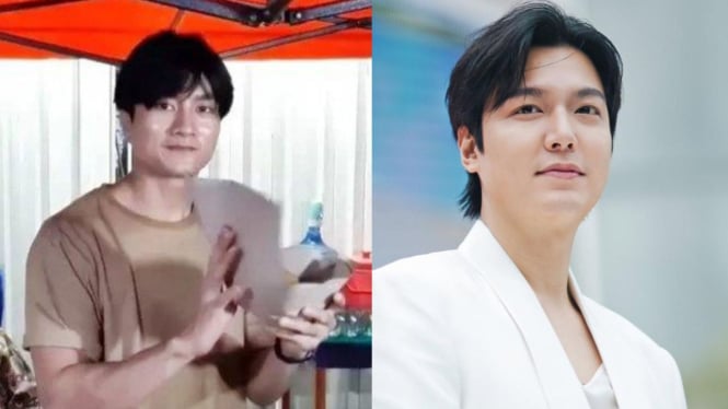 Penjual Nasi Kuning Mirip Artis Korea Lee Min Ho.