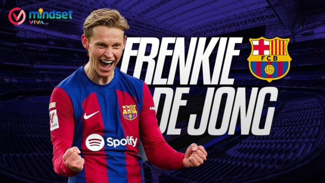 Frenkie De Jong pemain Barcelona.