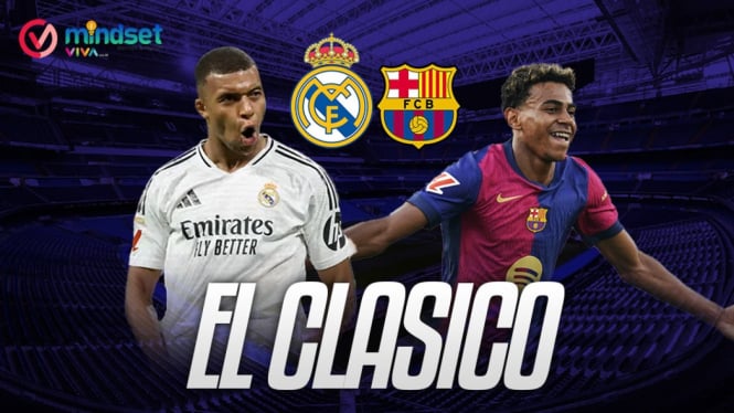 Link Live Streaming El Clasico Real Madrid vs Barcelona.