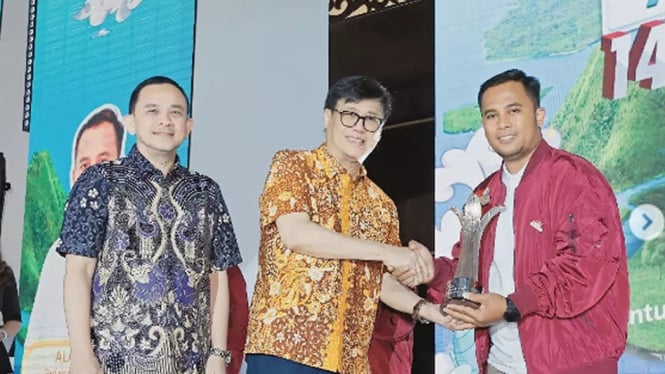 Alan Efendhi menerima apresiasi SATU Indonesia Awards 2023.