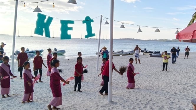 Pantai Ngurbloat di Kampung Berseri Astra (KBA) Ngilngof.