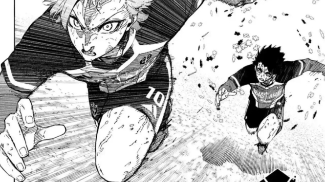 Yoichi Isagi dan Michael Kaiser, pemain andalan tim Bastard Munchen.