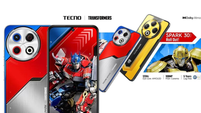 Review Tecno Spark 30 Pro Edisi Transformer.