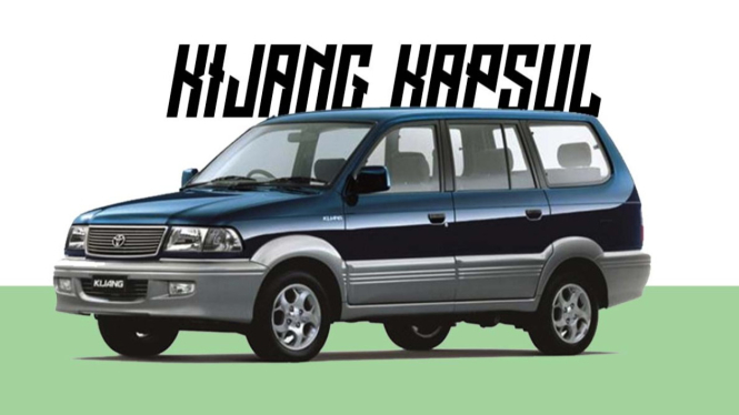 Mobil Toyota Kijang Kapsul.