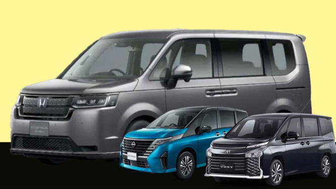 Honda StepWGN vs Nissan Serena vs Toyota Foxy.