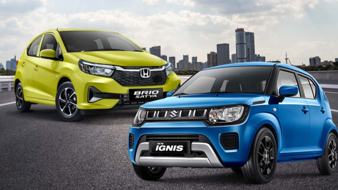 Honda Brio RS vs Suzuki Ignis, Pertarungan Sengit di Segmen City Car.