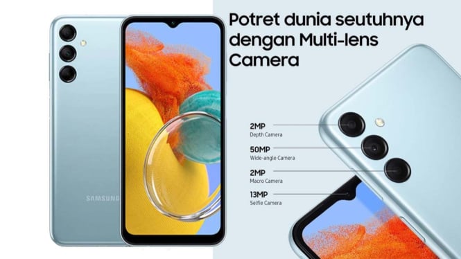 HP 5G Murah? Samsung Galaxy M14 5G Cuma Rp2 Jutaan.