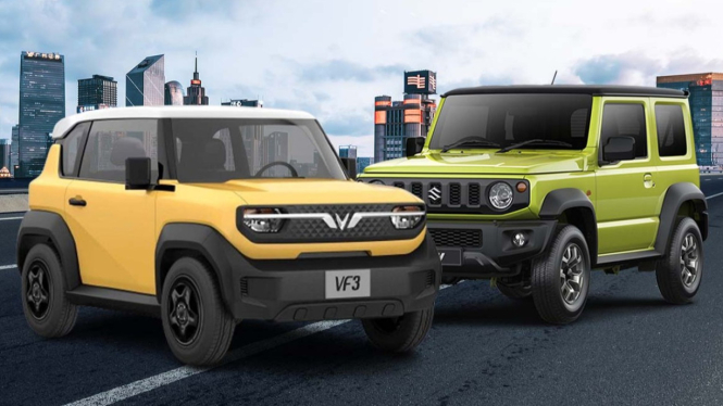 VinFast VF3, City Car Listrik Mirip Suzuki Jimny.