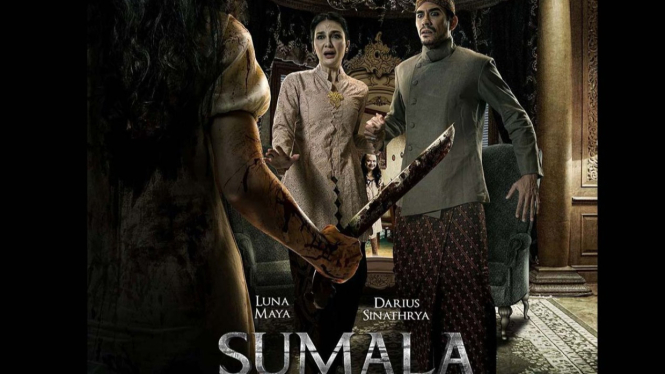 Luna Maya dan Darius Sinathrya jadi pemeran utama film horor Sumala.