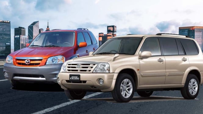 Mazda Tribute dan Suzuki Escudo XL7, SUV Bekas Harga Rp70 Jutaan.