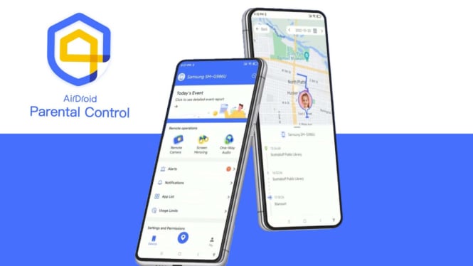 Aplikasi AirDroid Parental Control, bisa untuk pantau HP anak.