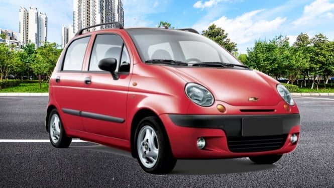 Chevrolet Spark LS 2004, mobil mungil murah untuk garasi kecil.