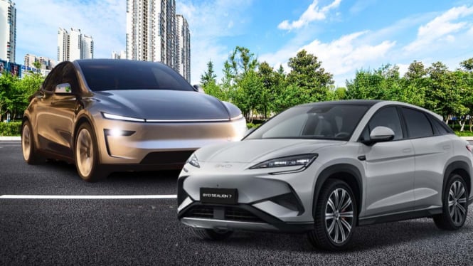 BYD Sealion 7 vs Tesla Model Y.